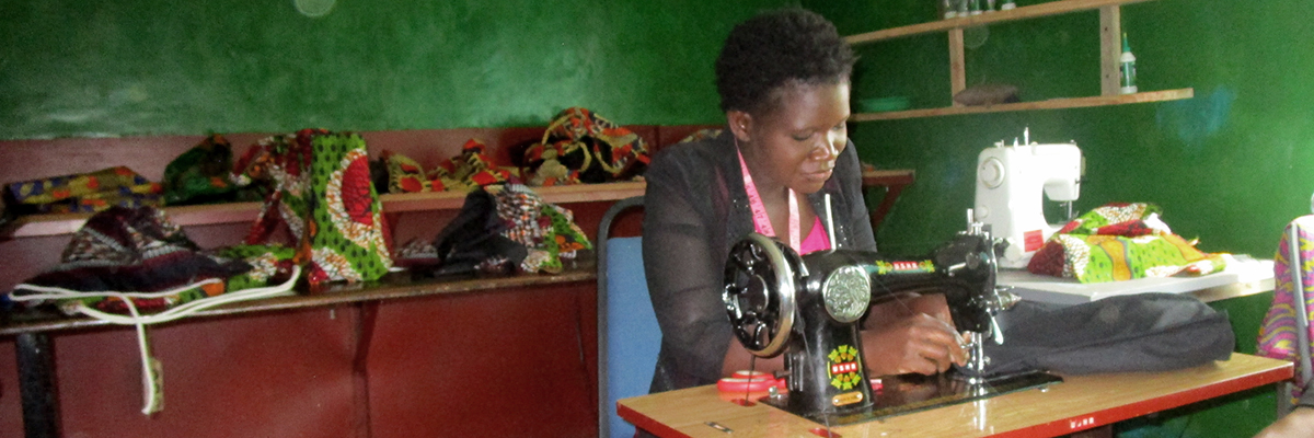 A Taste of Malawi tailor sewing